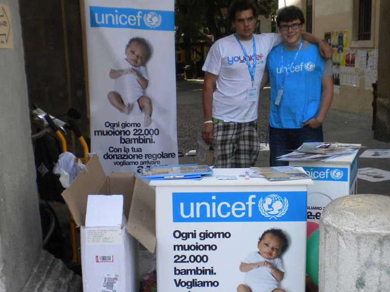 Con l'Unicef i diritti dei bambini in piazzetta Forzatè