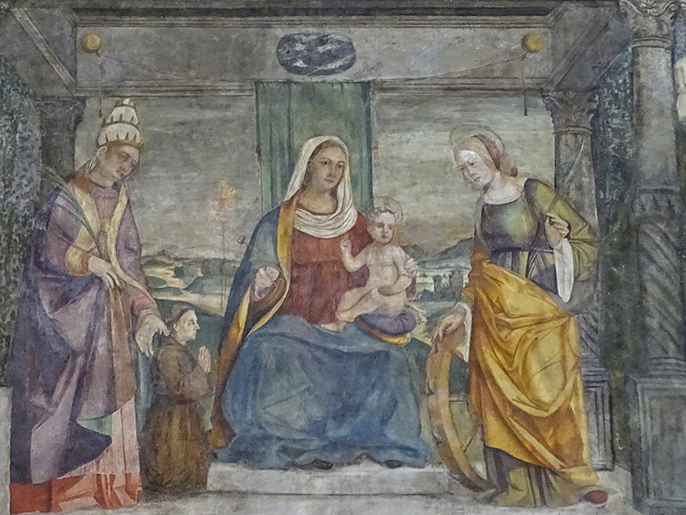 Restaurata la Madonna delle messe: in mano un garofano, simbolo del dolore di Maria