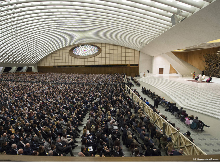 Il papa a Confindustria: “Un’economia di tutti e per tutti”