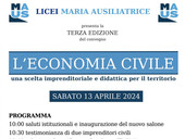 “L’economia civile: una scelta imprenditoriale e didattica per il territorio”. Convegno al liceo Maria Ausiliatrice di Padova
