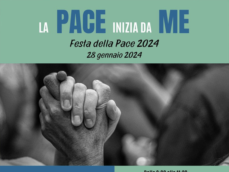 "La Pace inizia da me". Festa della Pace domenica 28 gennaio a Villafranca 