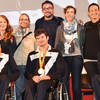 Alla fine, una bella foto insieme a tutti gli allenatori Aspea di Padova, la società di Francesco Bettella