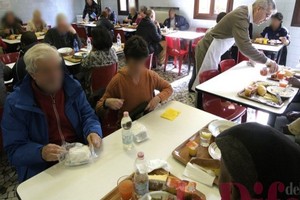 Al pranzo hanno partecipato anche cittadini padovani che non erano mai stati nella mensa 