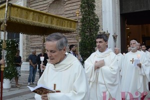 Don Ruggero Toldo, già segretario del vescovo Mattiazzo, oggi collaboratore festivo nell'up di Cinto Euganeo
