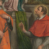 Madonna in trono tra san Lorenzo, san Carlo Borromeo e il committente