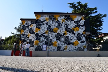 In Arcella c'è un nuovo murale realizzato dal colletivo Nsn997