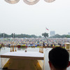 La messa di fronte ai sette milioni di Rizal park