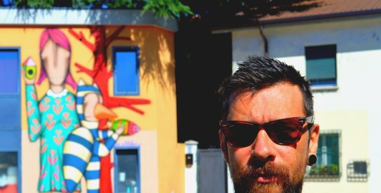 Fiabe, becchi e tanto colore: Tony Gallo porta la street art nell'Arcella