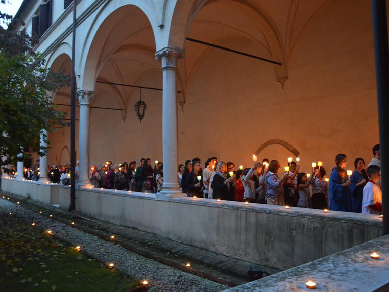 Al santuario del Carmine di Padova si celebra la Madonna dei lumini
