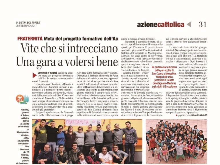 La pagina di febbraio 2017 La pagina di febbraio 2017