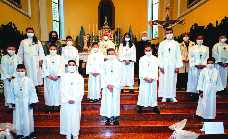A Cogollo del Cengio, domenica 22 novembre, celebrati i sacramenti della cresima e della comunione