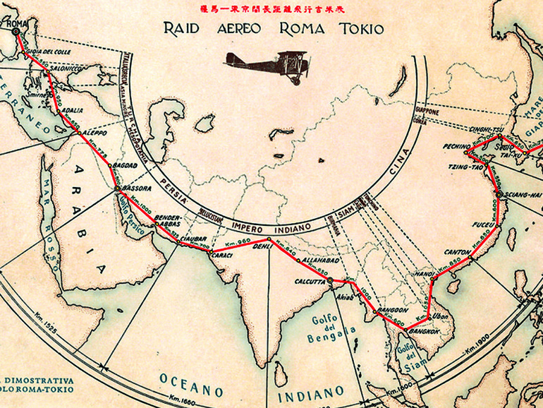 Ali tricolori sul Sol Levante. A cento anni dal pionieristico volo Roma-Tokyo di Ferrarin, Masiero, Maretto e Cappannini
