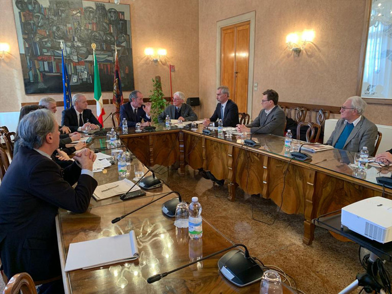 Autonomia. Zaia incontra a Palazzo Balbi la delegazione trattante sul disegno di legge quadro