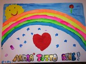 Brugine. Alla scuola dell'infanzia Elisabetta Vendramini l'arcobaleno riempie le case di speranza