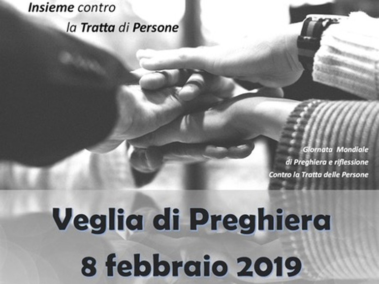 Cammino e veglia di preghiera contro la tratta, la sera dell'8 febbraio dalla stazione di Padova