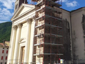 Campolongo sul Brenta. In primavera il restauro del fronte della chiesa