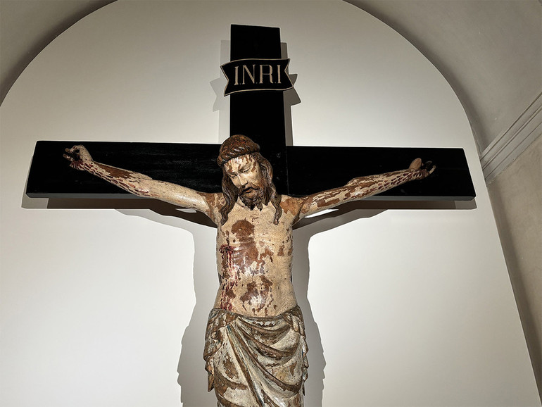 Chiesanuova: il crocifisso del '400 non è solo un’opera d’arte da custodire Chiesanuova: il crocifisso del '400 non è solo un’opera d’arte da custodire