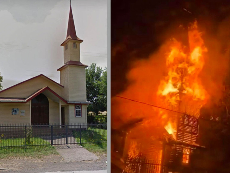 Cile: incendiata un’altra chiesa. Mons. Stegmeier, “portare la pace nella regione, costruire ponti e dire no alla violenza”