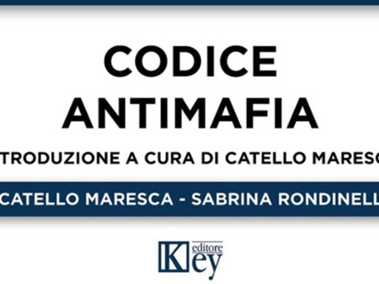 "Codice antimafia", un volume per addetti alla lotta contro la criminalità
