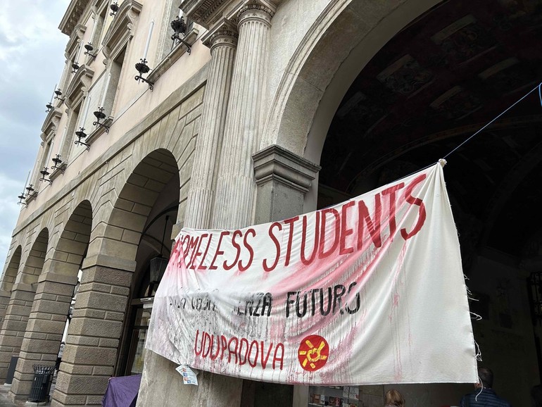 Continua anche a Padova la protesta degli studenti universitari per il caro affitti