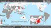 Coronavirus. Ultimi dati forniti dall’Organizzazione Mondiale della Sanità