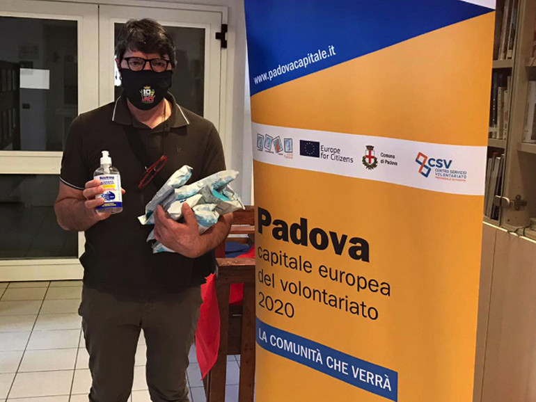 Covid-19, azienda dona 70 mila mascherine al volontariato padovano