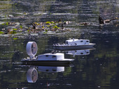 Droni “acquatici” studiano il lago di Fimon in Veneto
