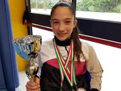 Giulia Boato medaglia d’oro nella finale nazionale PGS di Ginnastica artistica categoria under 15-C