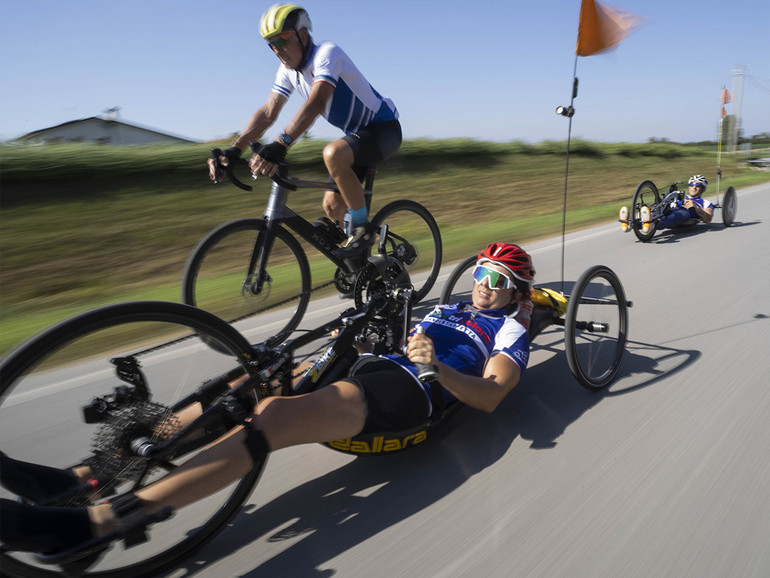 Giulia Ruffato, atleta paralimpica e la sua handbike. In sella, a rincorrere i sogni