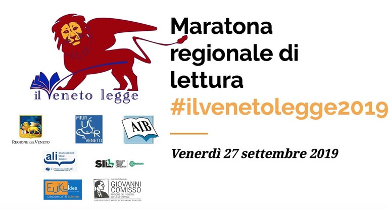 #ilvenetolegge2019: il 27 settembre c'è  la Maratona di lettura 