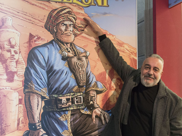 Imprese egizie a fumetti: la storia dell'archeologo padovano Giovanni Battista Belzoni che scoprì la piramide di Chefren