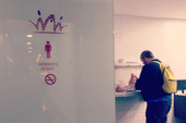 #IoCambio: per i fasciatoi nei bagni degli uomini