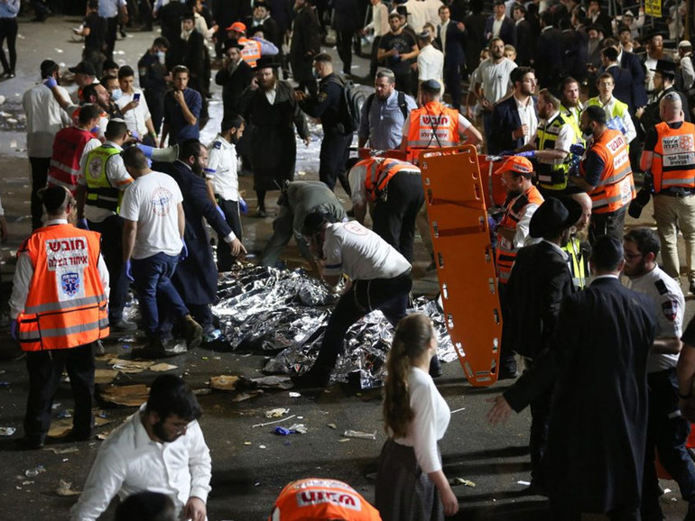 Israele: tragedia al Monte Meron. Incidente, panico e fuga di massa, 44 morti e 150 feriti. David Sassoli, “condoglianze alla comunità”