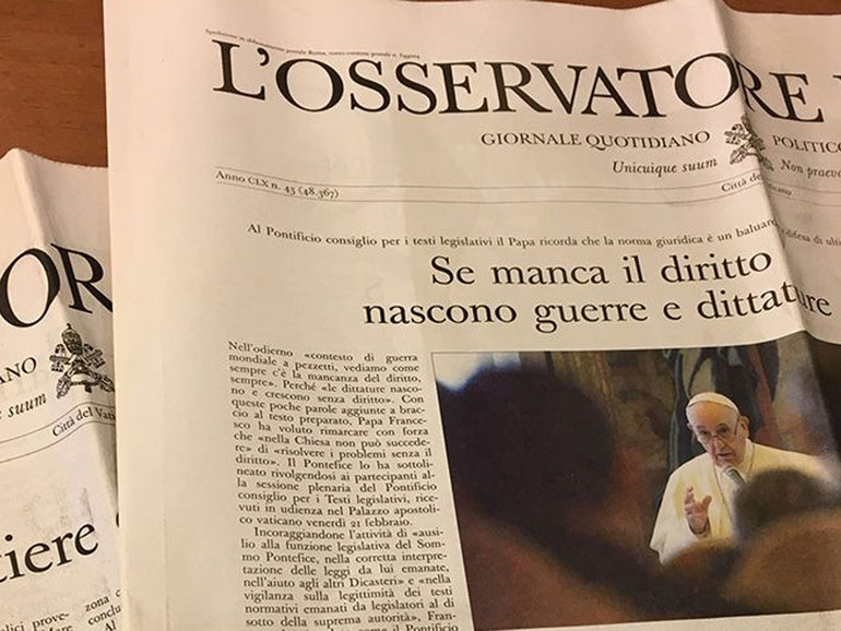 L’Osservatore Romano: gli effetti “sorprendenti” di un anno di pandemia