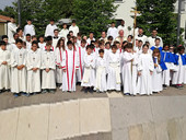 La festa dei chierichetti nel vicariato di Selvazzano, domenica 12 maggio