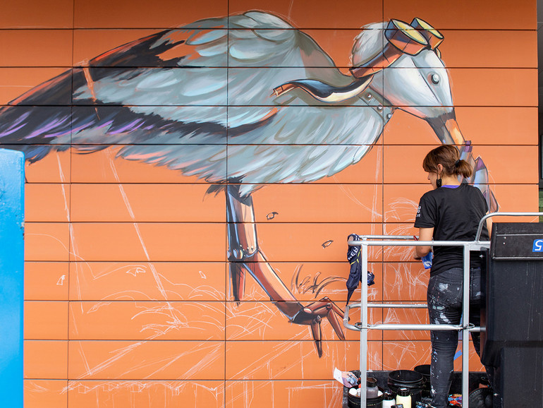 La rinascita, dopo tutto. La Biennale di street art cresce di numero: 40 artisti internazionali in otto città 