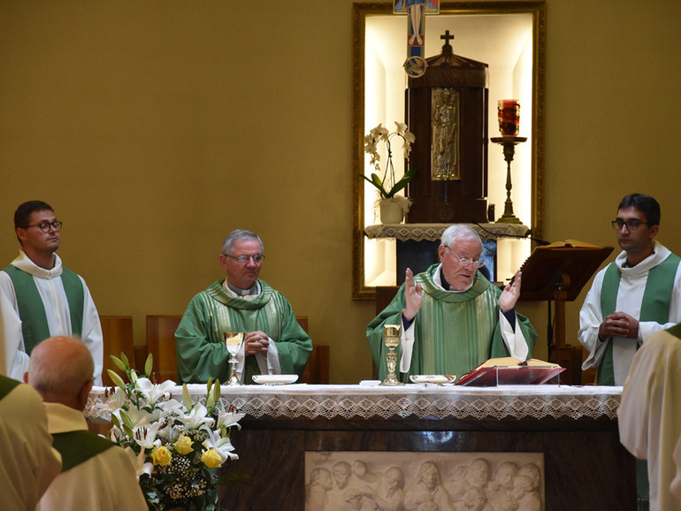 La settimana dei preti in cambio a villa Immacolata: saluti, formazione e ripartenze