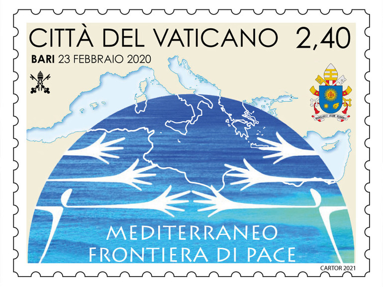 Le monete senza volto di Francesco e i francobolli dei viaggi Le monete senza volto di Francesco e i francobolli dei viaggi