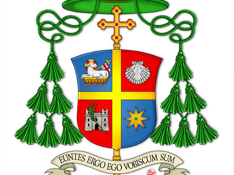 Lo stemma e il motto episcopale di mons. Giuseppe Alberti