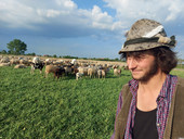 Manuel Carotta, 24 anni di Pedemonte, ha scelto l'allevamento. "Le pecore me piaze, e basta"