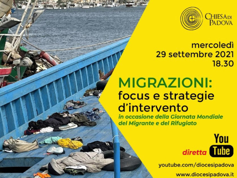 Migrazioni: focus e strategie d'intervento. Webinar sul canale Youtube della Diocesi mercoledì 29 settembre, alle ore 18.30