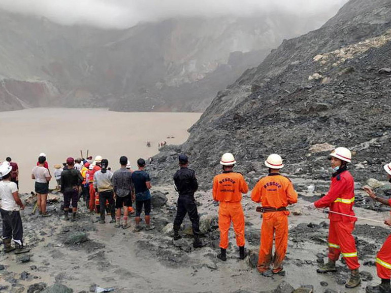 Myanmar, onda di fango nella miniera di giada: oltre 110 vittime