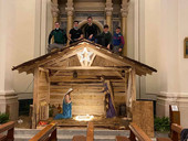 Nell'Aula Paolo VI in Vaticano il presepe realizzato dai giovani di Gallio (VI)