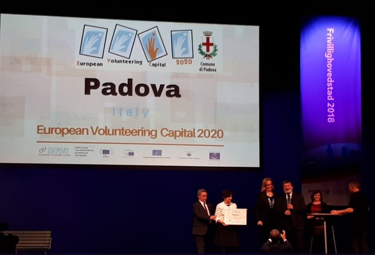 Padova sarà capitale europea del volontariato nel 2020