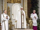 Papa Francesco: a vespri, “non farci attirare da logiche mondane” ma “metterci piuttosto in ascolto dei piccoli e dei poveri”