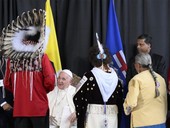 Papa Francesco: arrivato in Canada. Le parole sul volo e il programma di lunedì 25 luglio