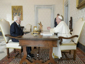 Papa Francesco: ricevuto in udienza il presidente Mattarella