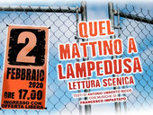 "Quel mattino a Lampedusa". Lettura scenica il 2 febbraio alle 17 nella sala teatro Bassanello