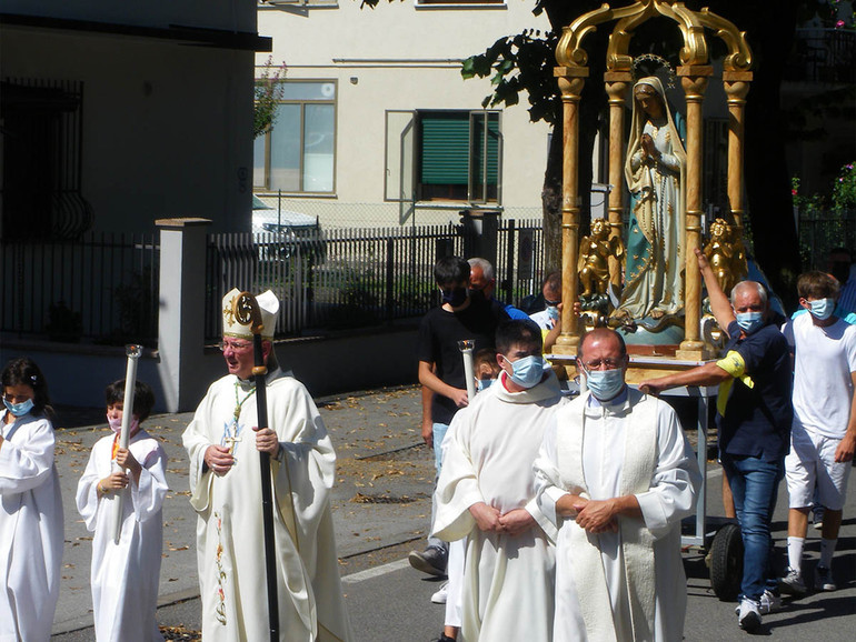 Salboro. Celebrata il 15 agosto con il vescovo Claudio la festività dell’Assunzione di Maria