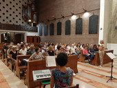 Santa Giustina: le prove del coro di voci femminili per la messa del 7 ottobre